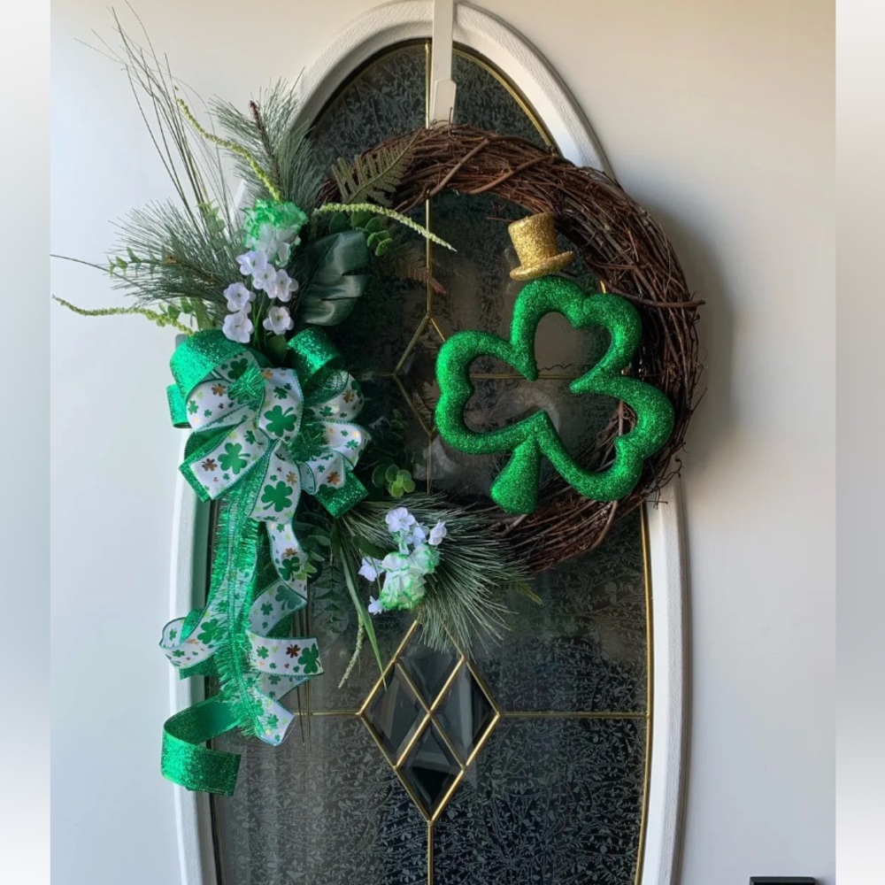 St. Patrick’s day wreath handmade